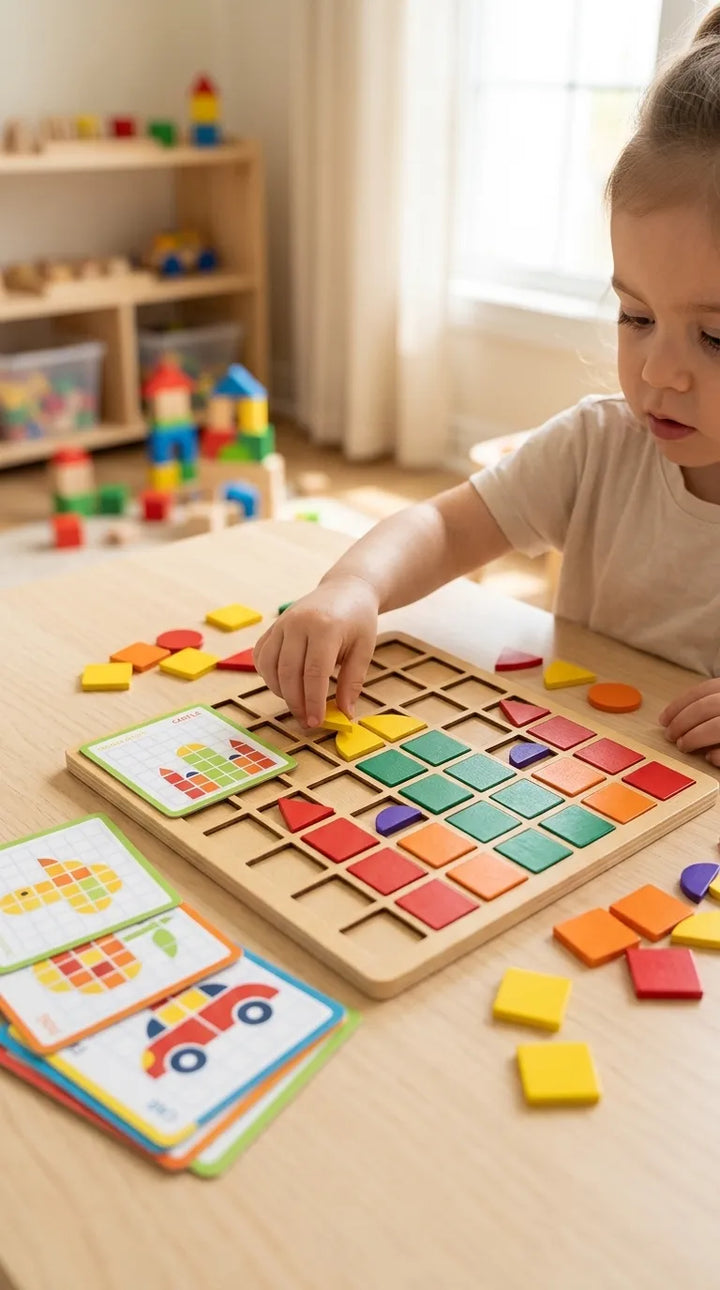 Geometric Shape Mosaic Puzzle Set T7012910