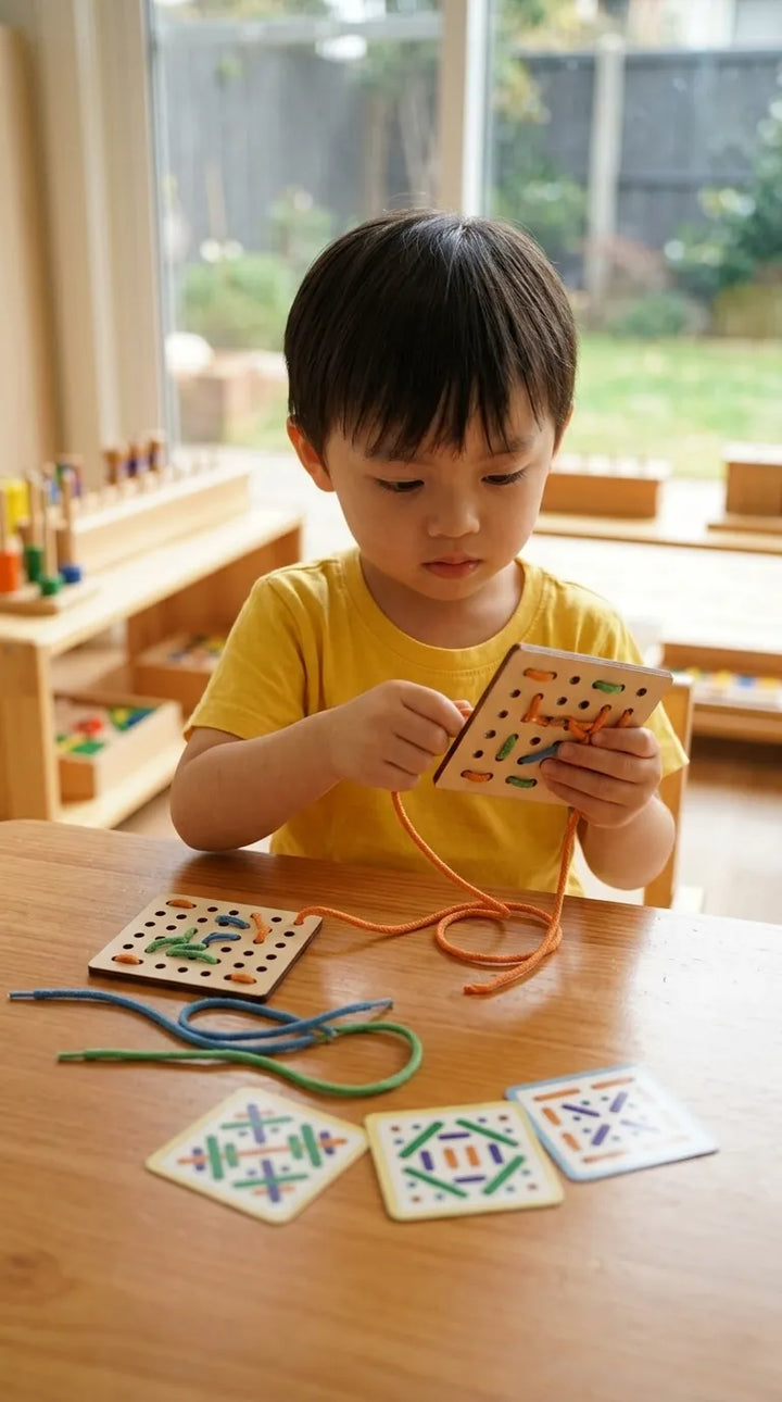 Diy Montessori Rope Shape Puzzle T7013010