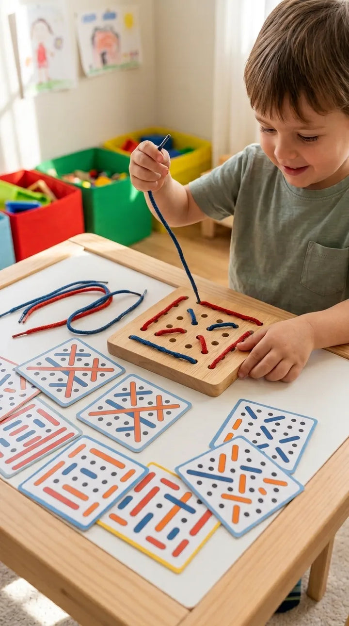 Diy Montessori Rope Shape Puzzle T7013010