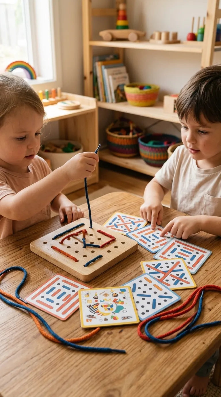Diy Montessori Rope Shape Puzzle T7013010