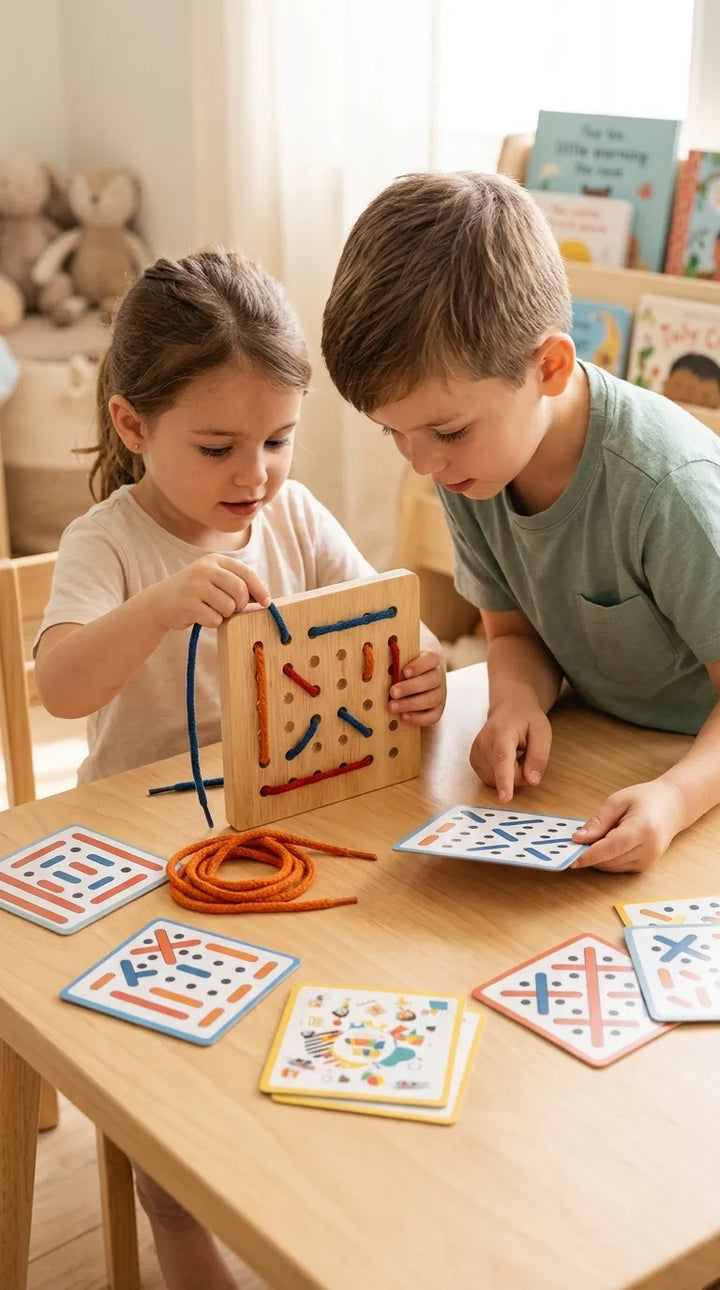 Diy Montessori Rope Shape Puzzle T7013010