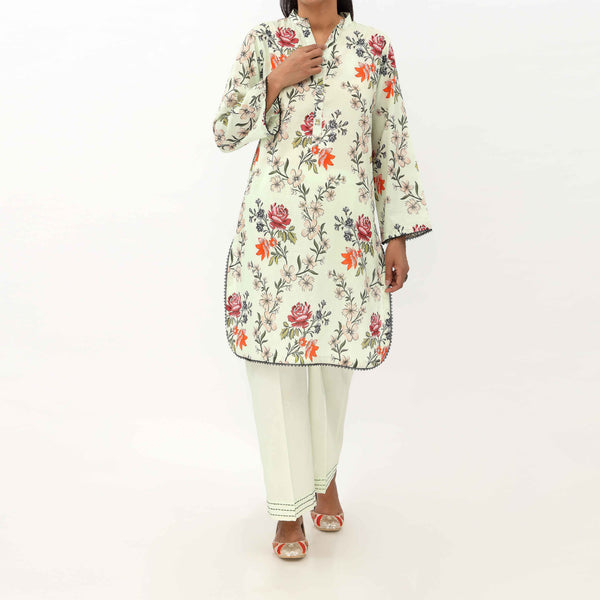 2PC- Unstitched Digital Printed Cambric Suit US5041