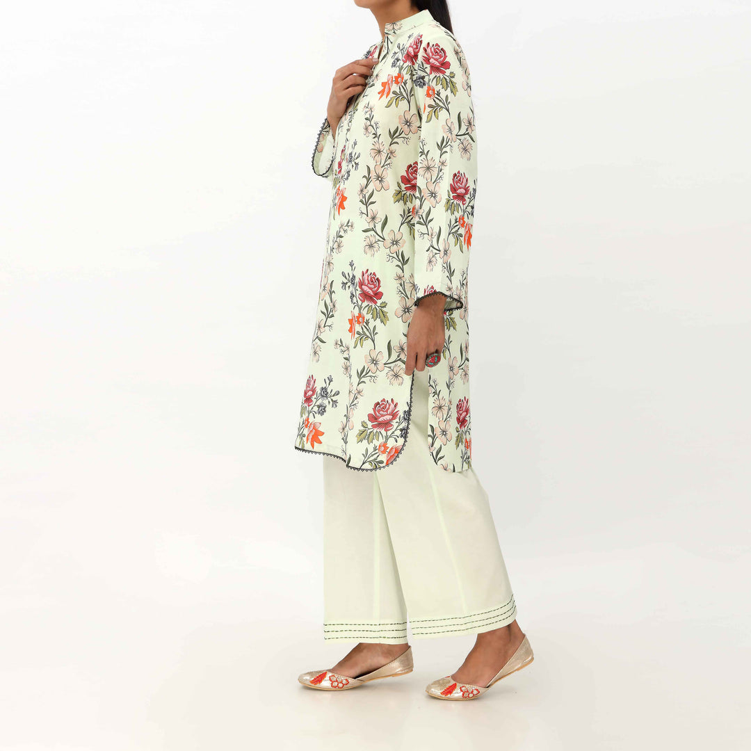 2PC- Unstitched Digital Printed Cambric Suit US5041
