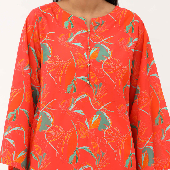 2PC- Unstitched Digital Printed Lawn Suit US5147