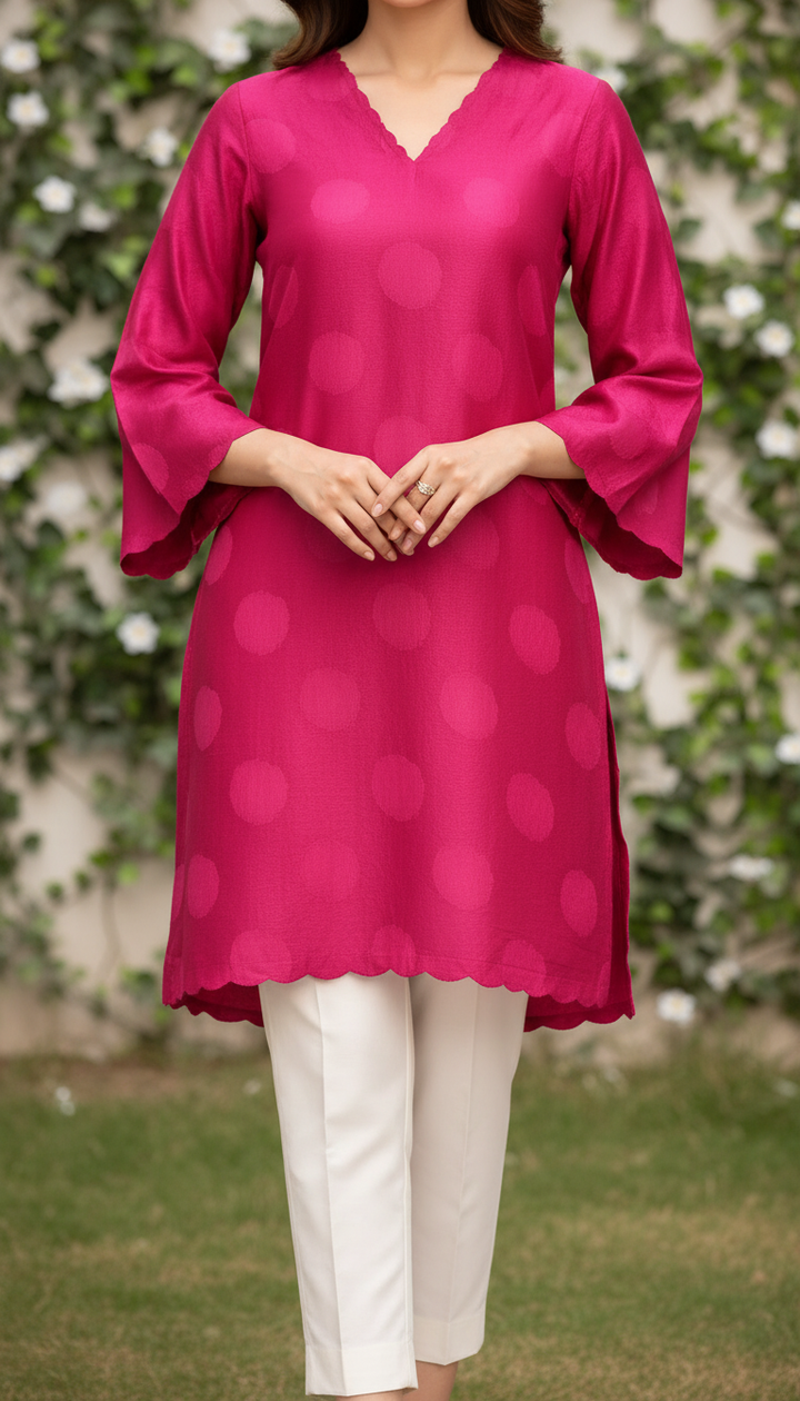 Digital Printed Bana Doriya Lawn Shirt US6084