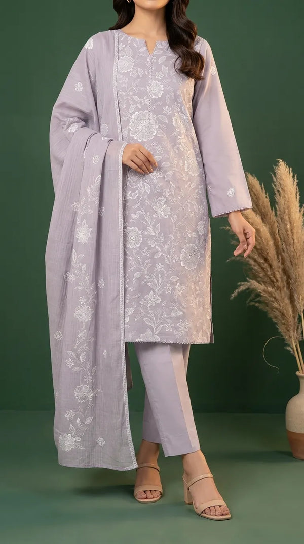 3 PC Unstitched Embellished Suit US622266