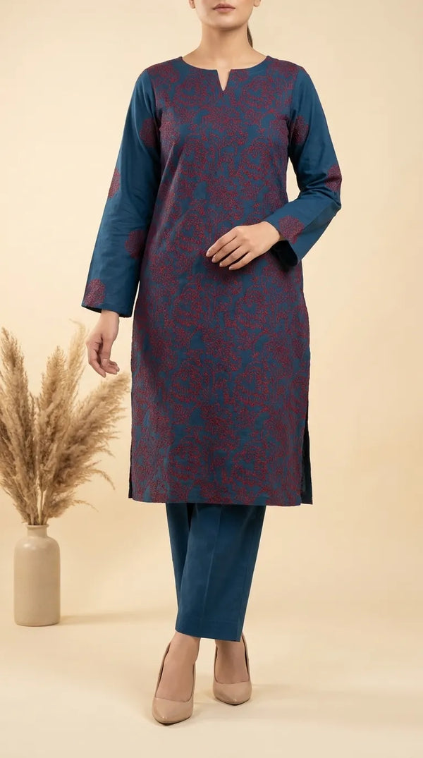 2 PC Unstitched Lawn Suit US623312