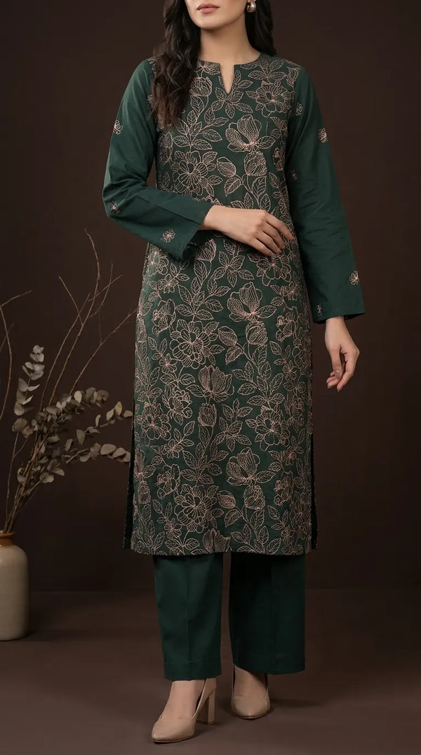2 PC Unstitched Lawn Suit US623596