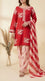 3 PC Unstitched Embellished Lawn Suit US624213