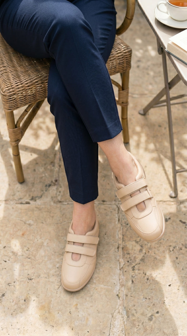 Cream Pumps For Women WN1227