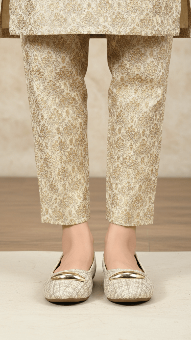 Beige Pumps For Ladies WN1231