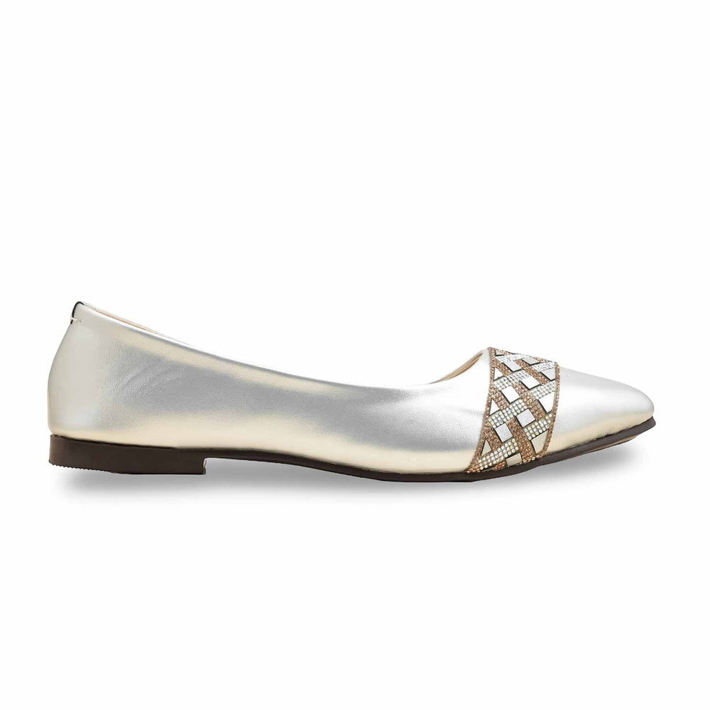 Silver Pumps For Ladies WN1253