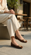 Brown Women Pumps WN1263