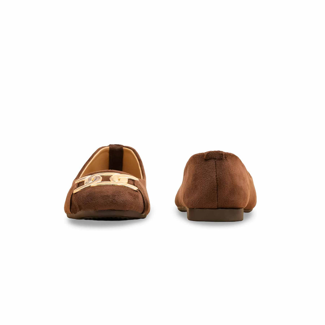 Brown Women Pumps WN1263