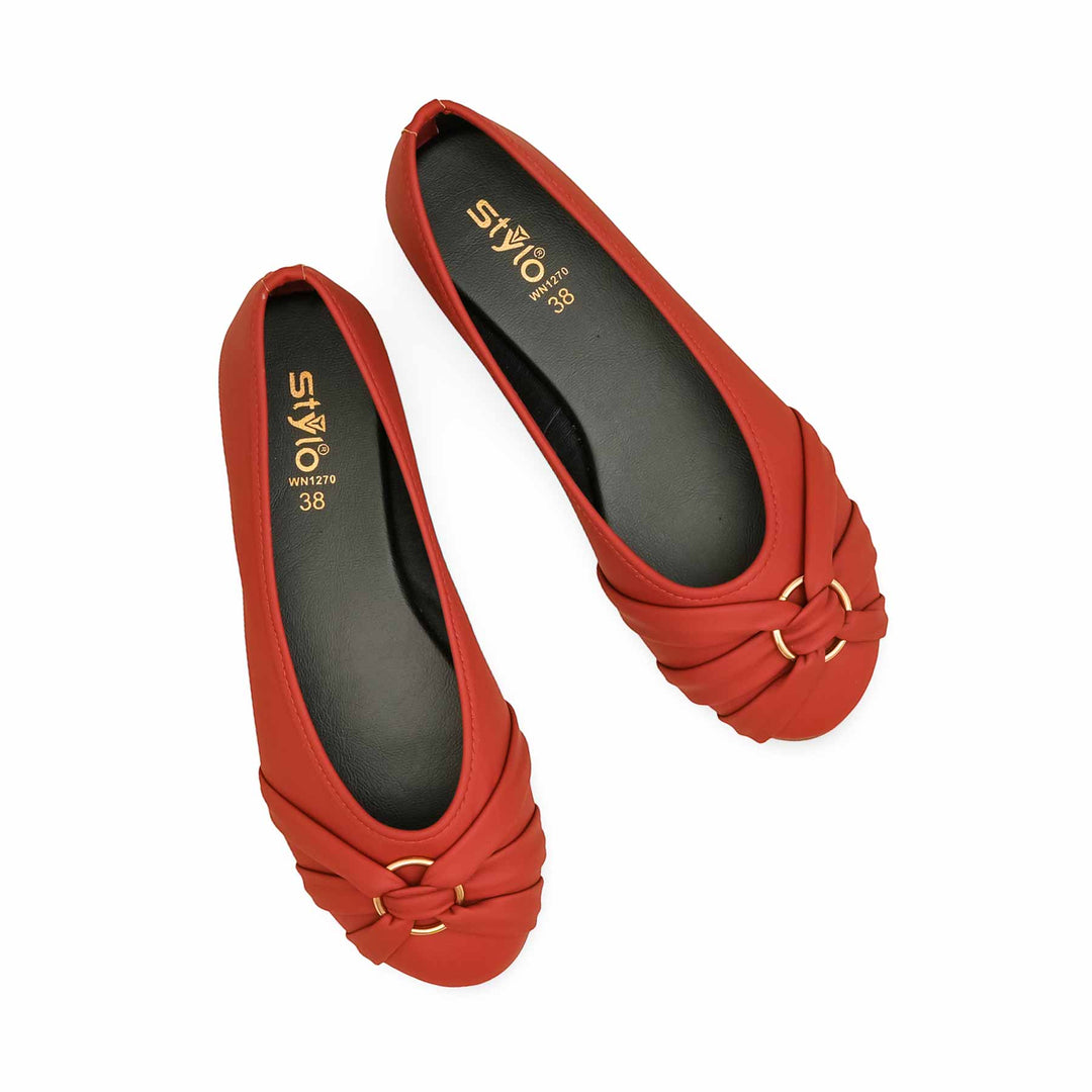 Maroon Women Pumps WN1270