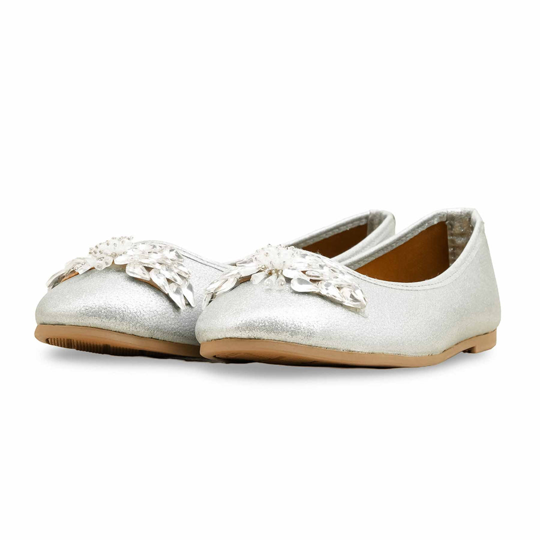 Silver Pumps For Ladies WN1271