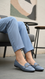 Blue Pumps For Ladies WN1309