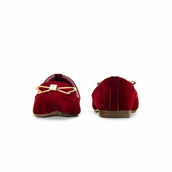 Maroon Women Pumps WN1340