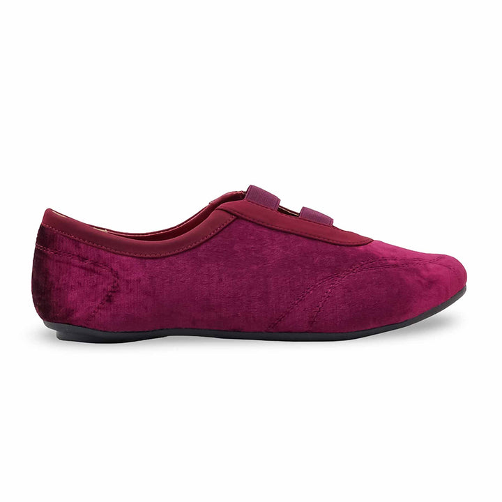 Maroon Pumps For Women WN1403
