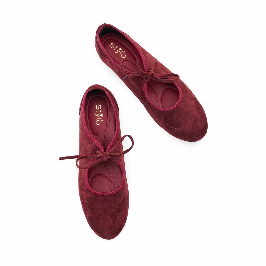 Maroon Pumps For Women WN1405