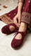 Maroon Pumps For Women WN1405