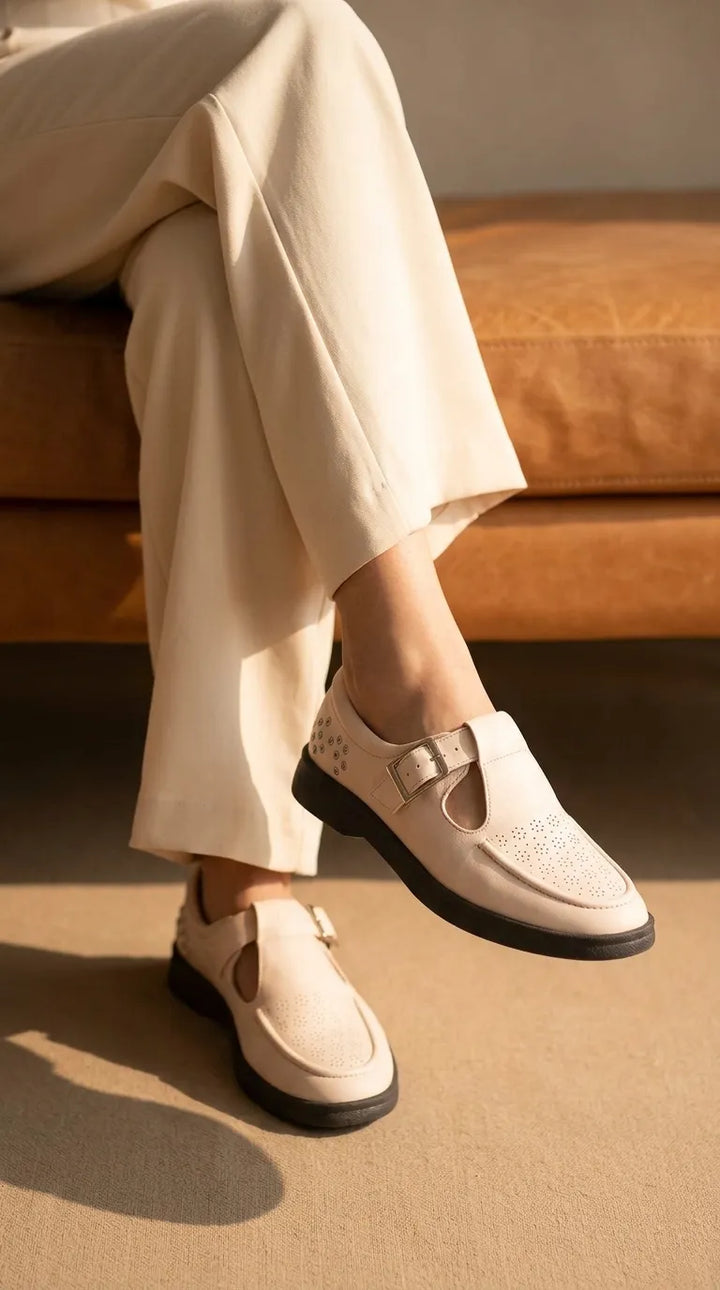 Khaki Pumps For Women WN1413