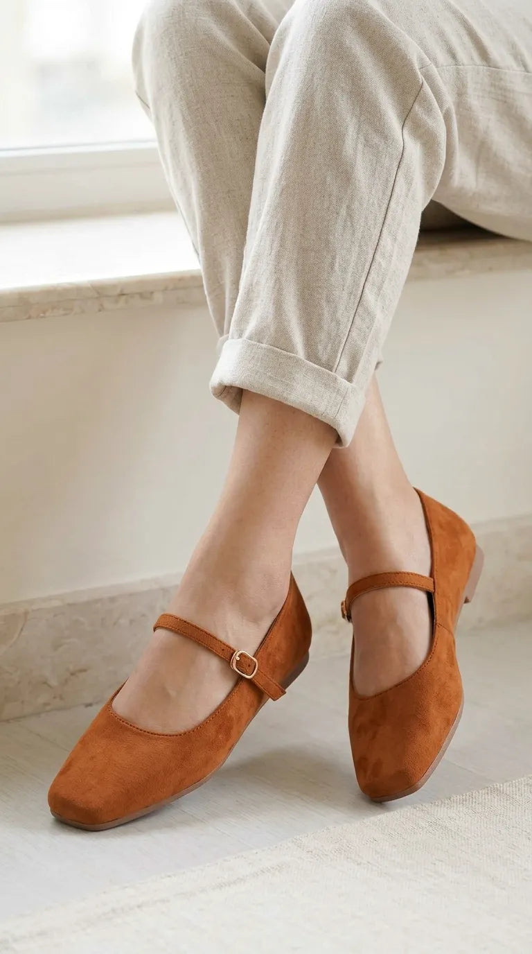 Mustard Pumps For Women WN1419