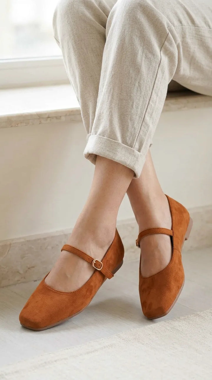 Mustard Pumps For Women WN1419