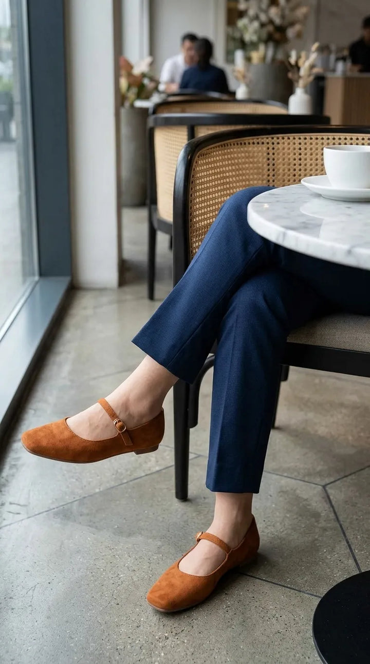 Mustard Pumps For Women WN1419