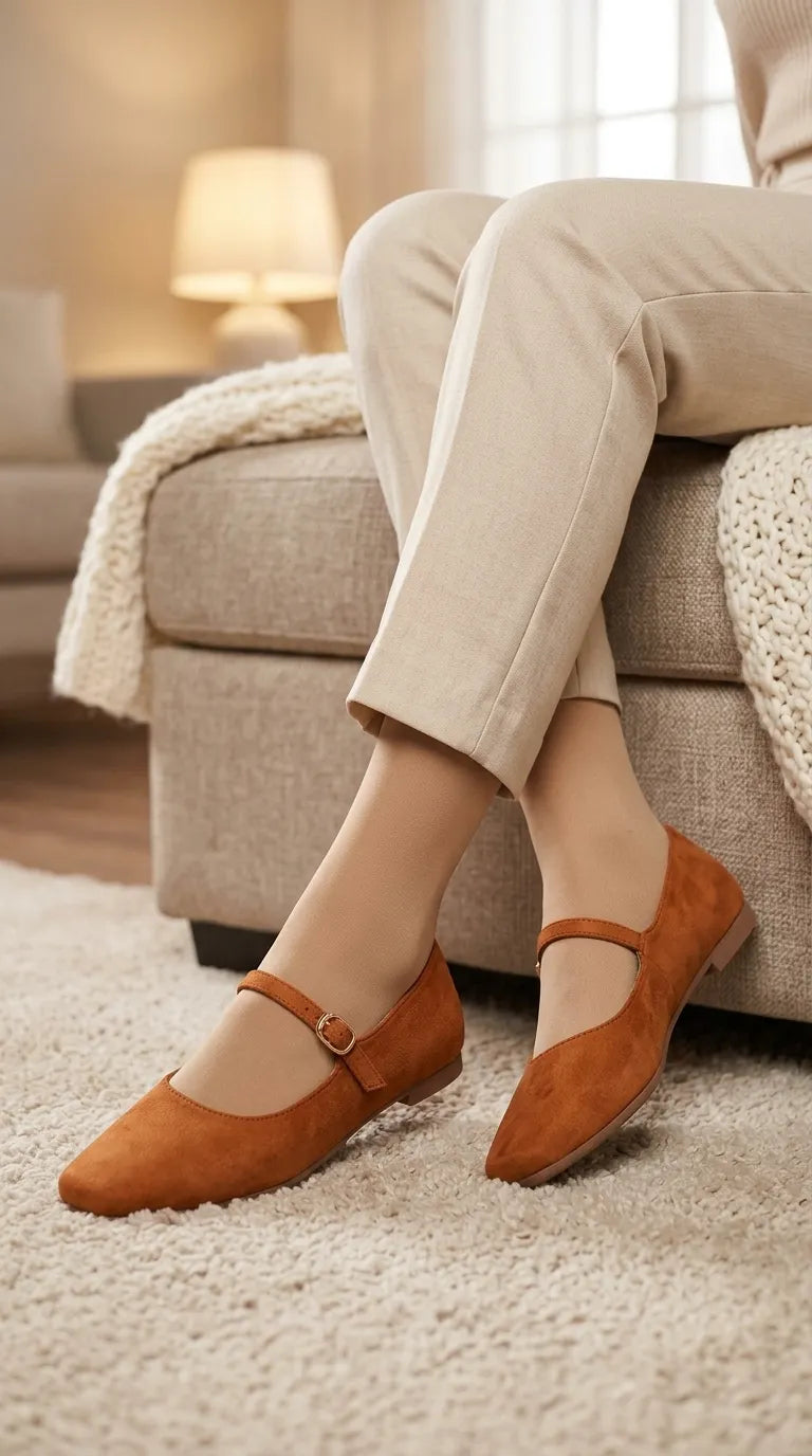 Mustard Pumps For Women WN1419