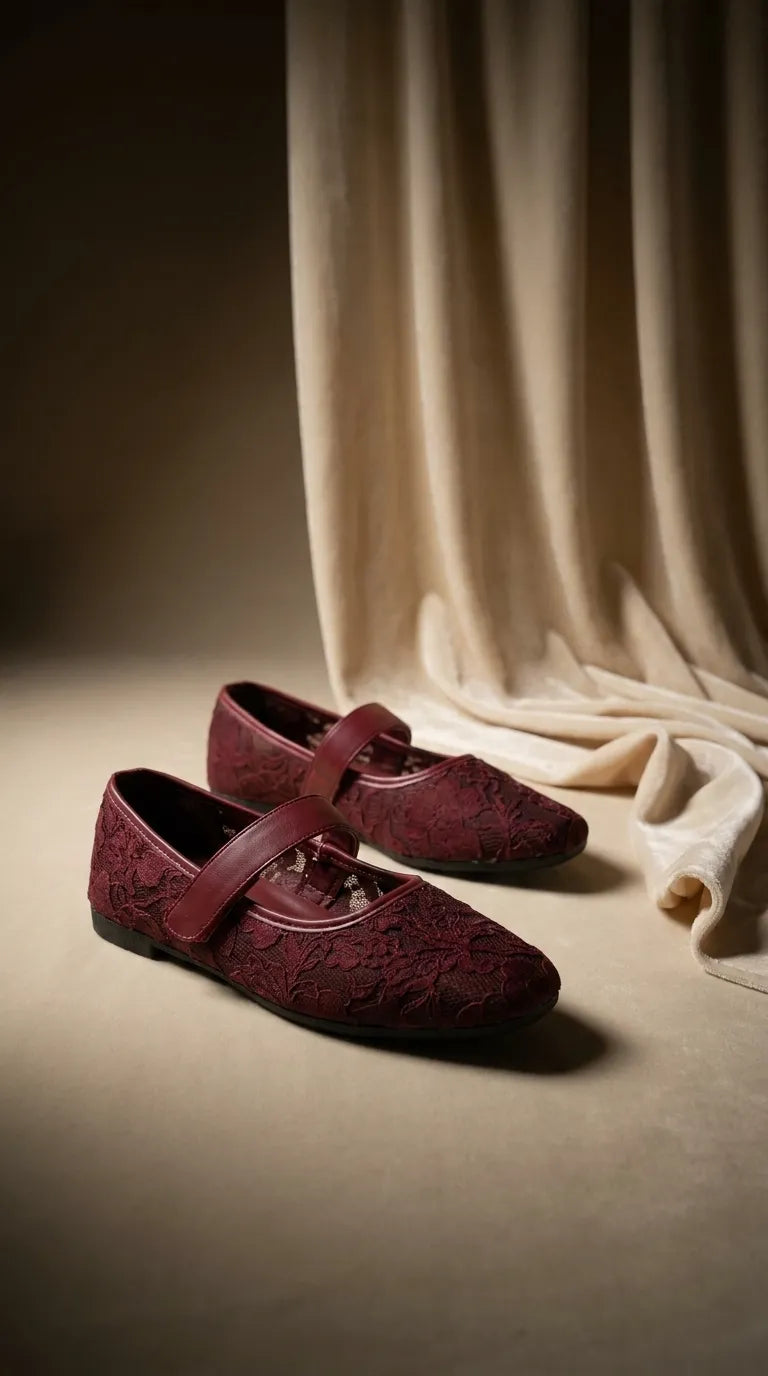 Maroon Pumps For Women WN1420