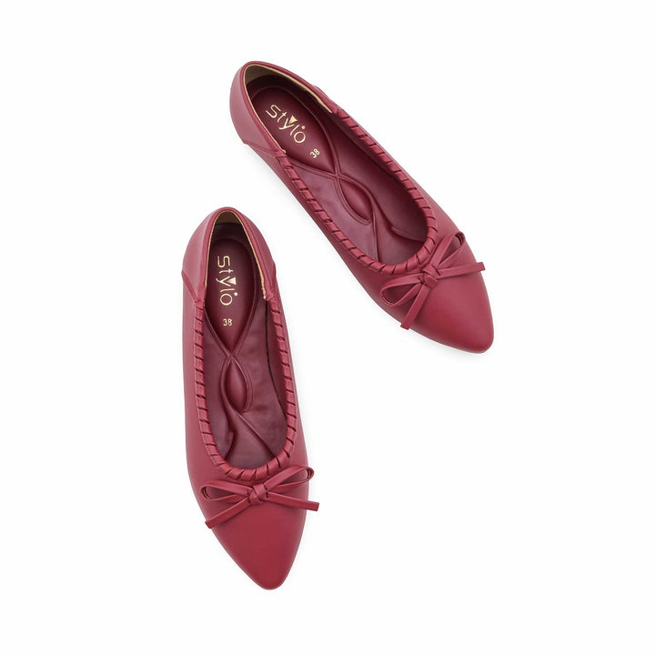 Maroon Pumps For Women WN1424