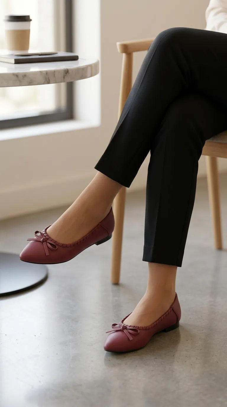 Maroon Pumps For Women WN1424