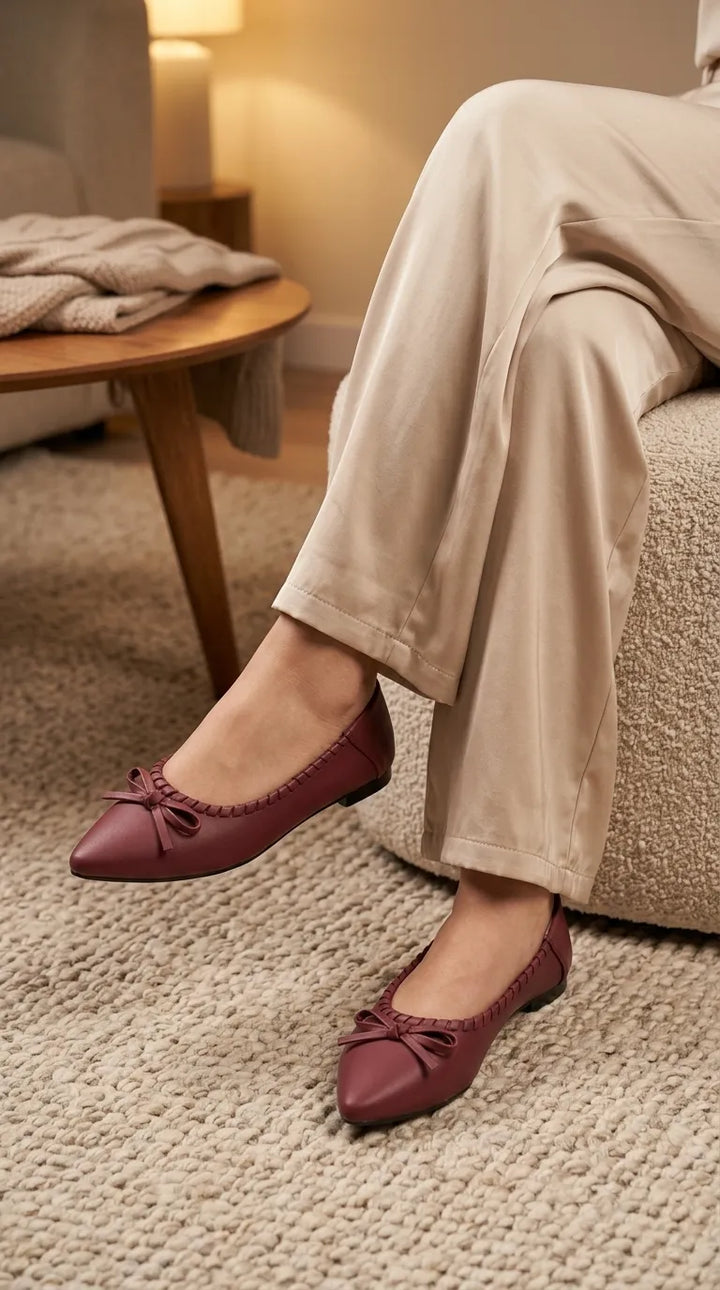 Maroon Pumps For Women WN1424