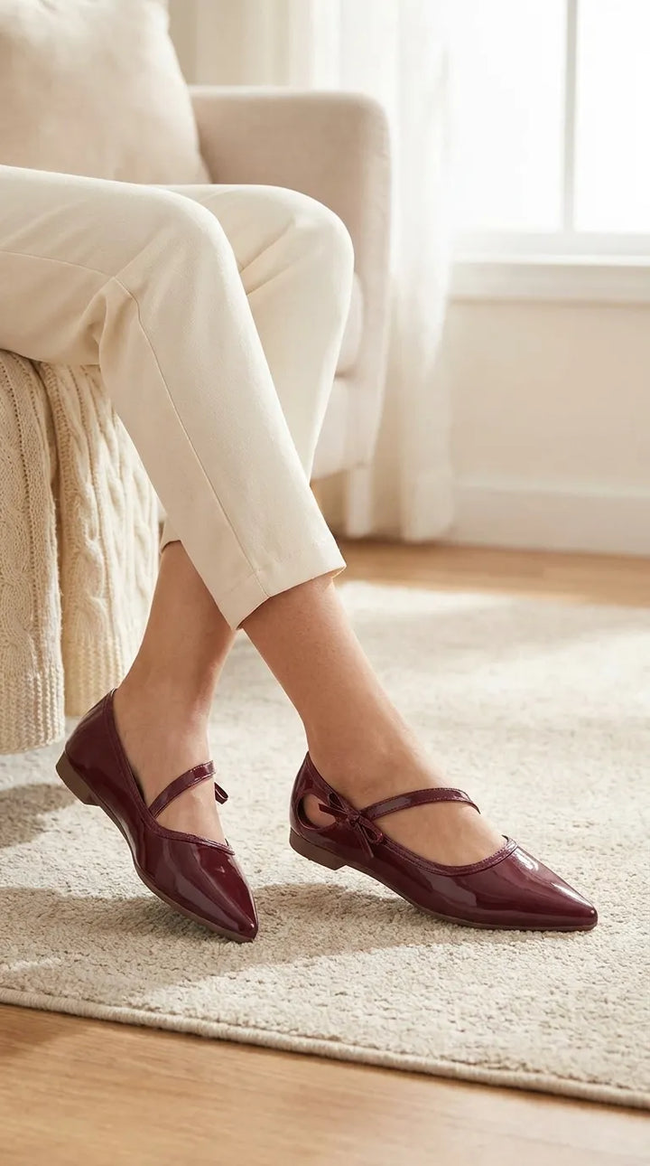Maroon Pumps For Women WN1425