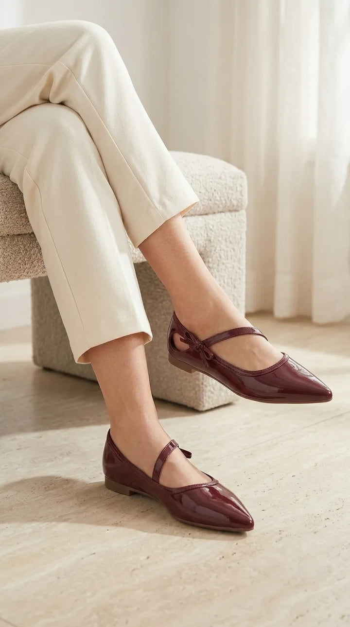 Maroon Pumps For Women WN1425