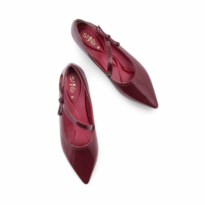 Maroon Pumps For Women WN1425