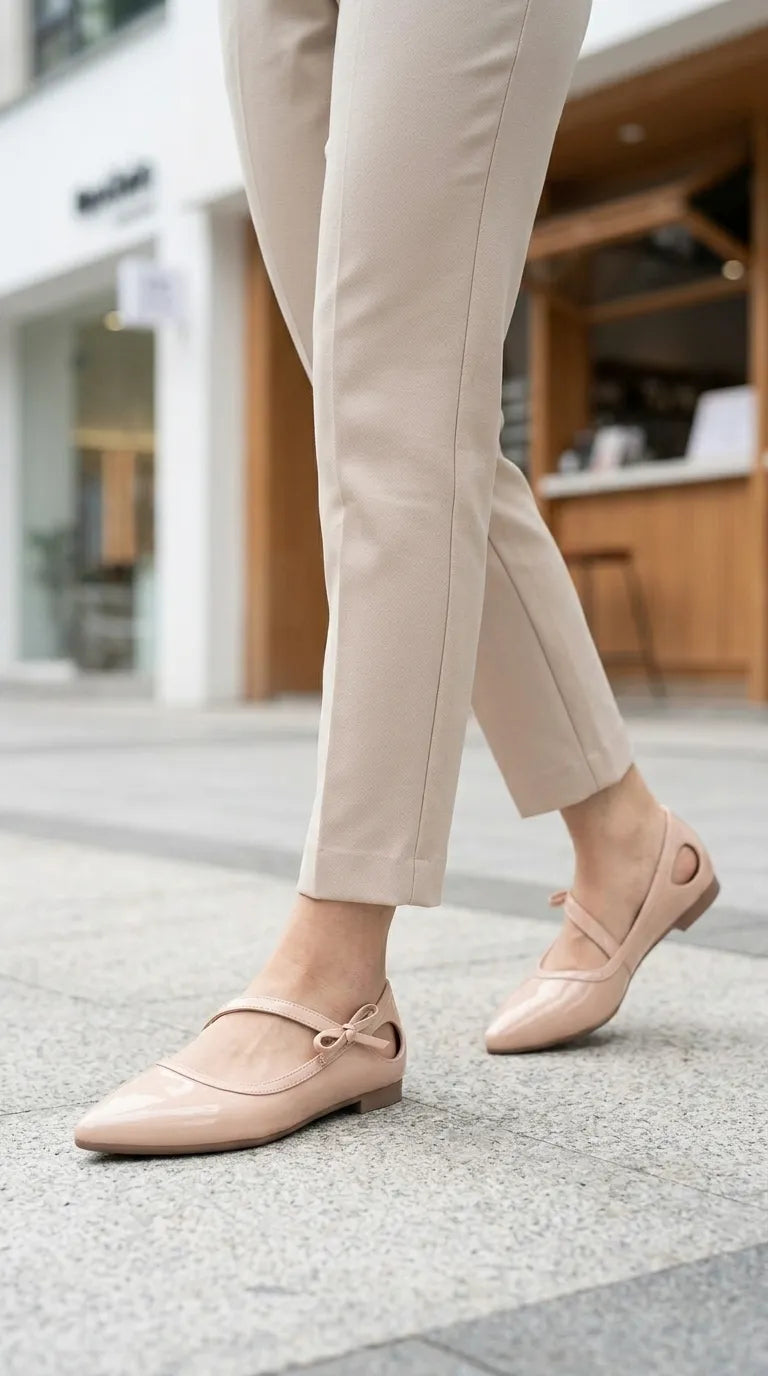 Beige Pumps For Ladies WN1425