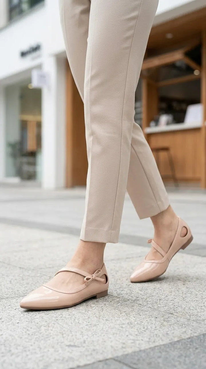Beige Pumps For Ladies WN1425