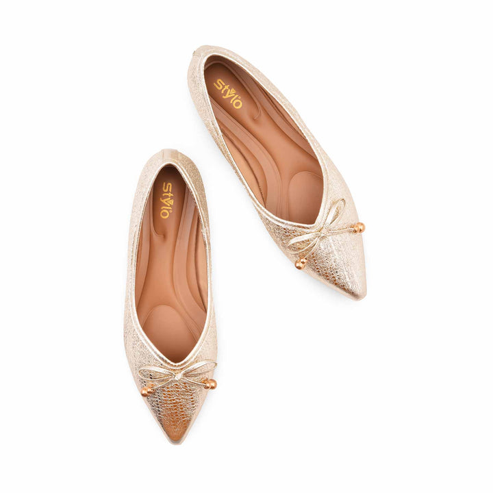 Golden Pumps For Women WN1426