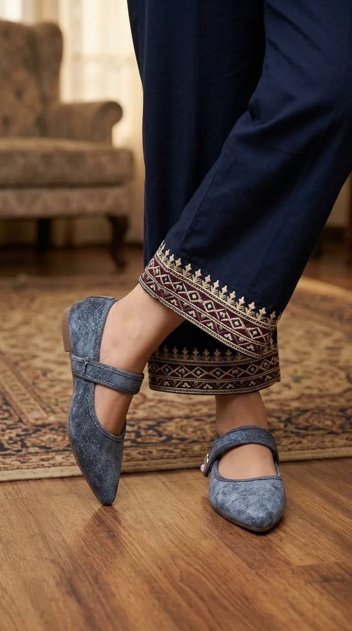 Blue Pumps For Ladies WN1429