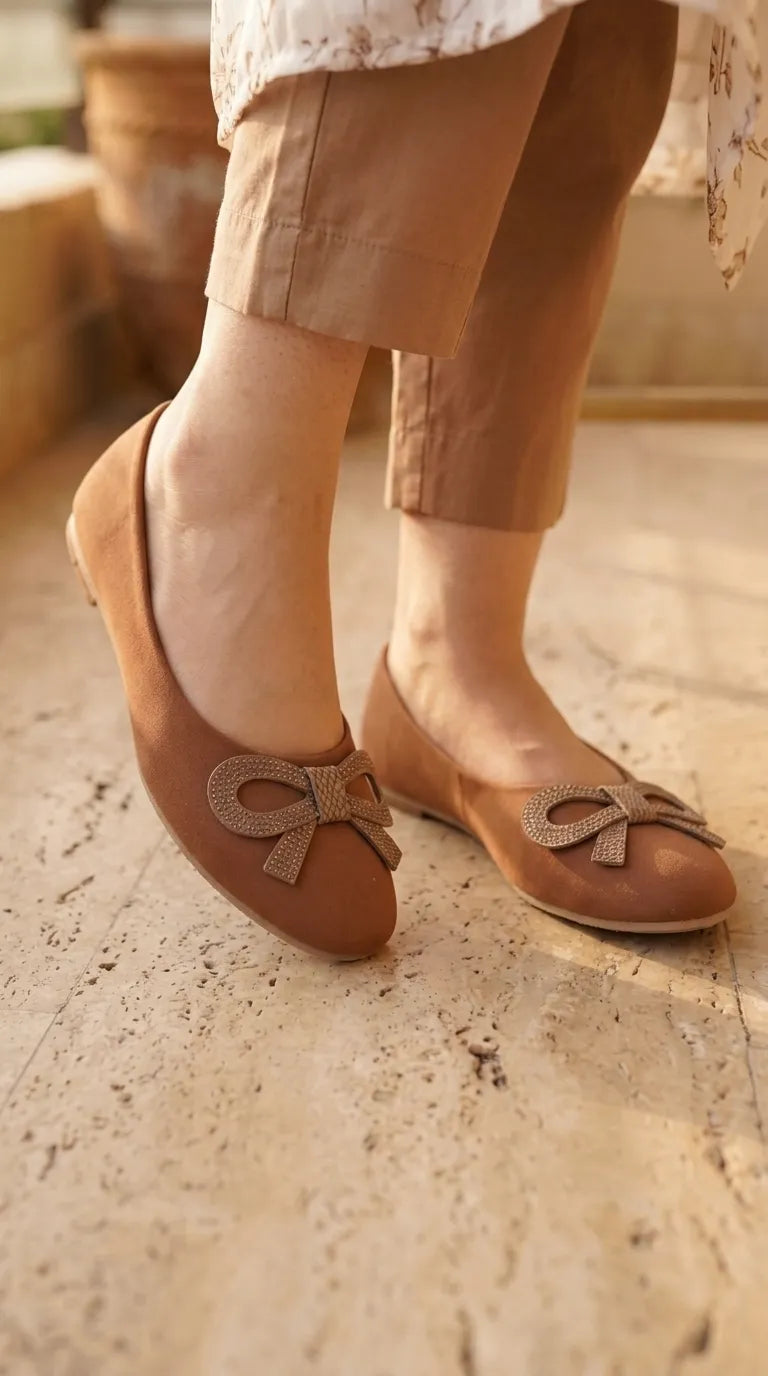 Mustard Pumps For Women WN1430