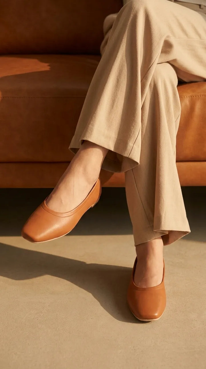 Tan Pumps For Ladies WN1433