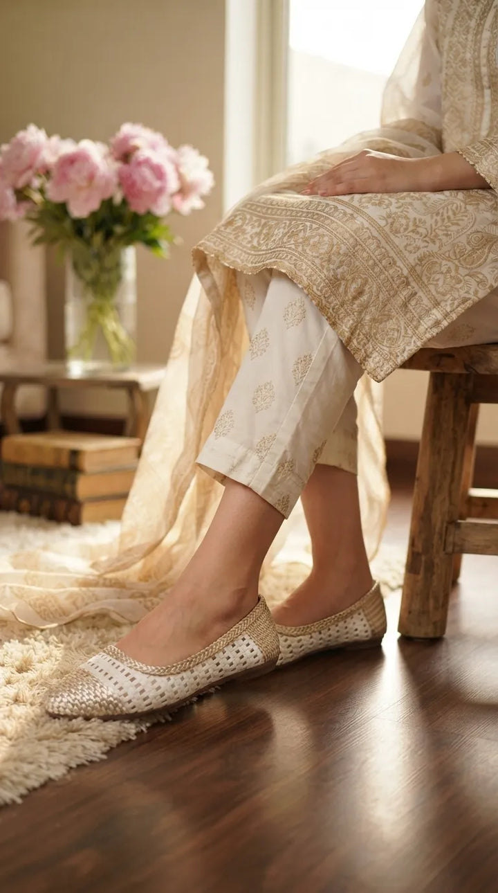 Golden Pumps For Ladies WN1437