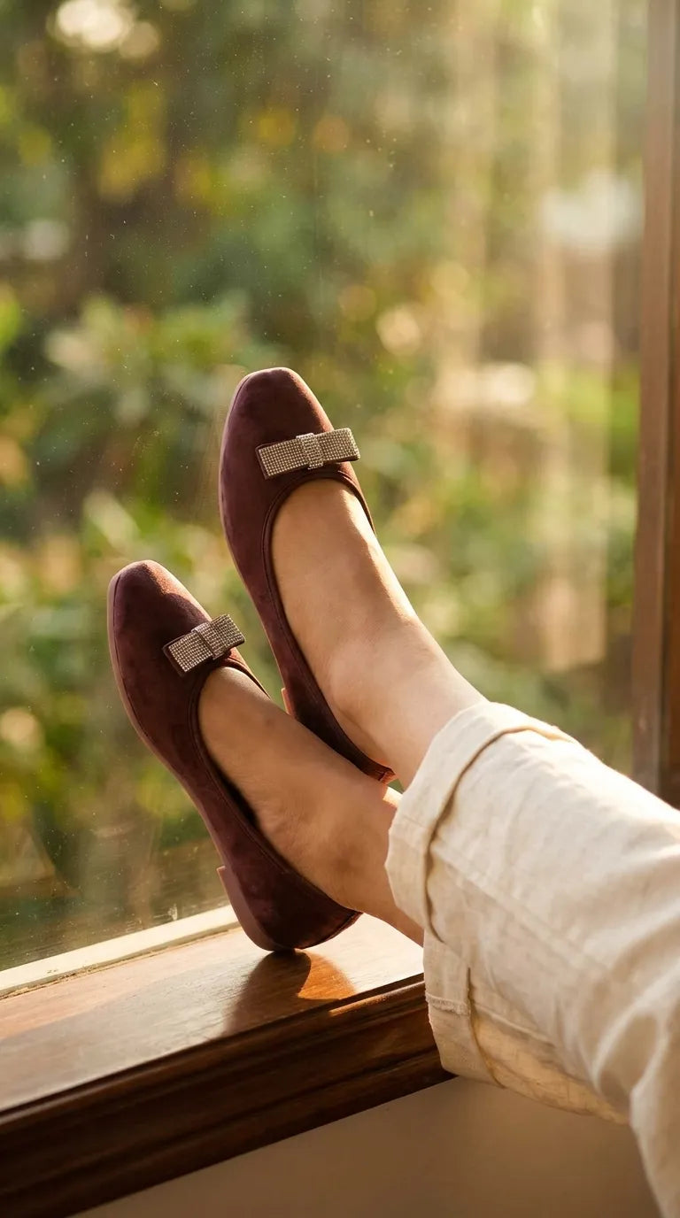 Maroon Pumps For Women WN1446