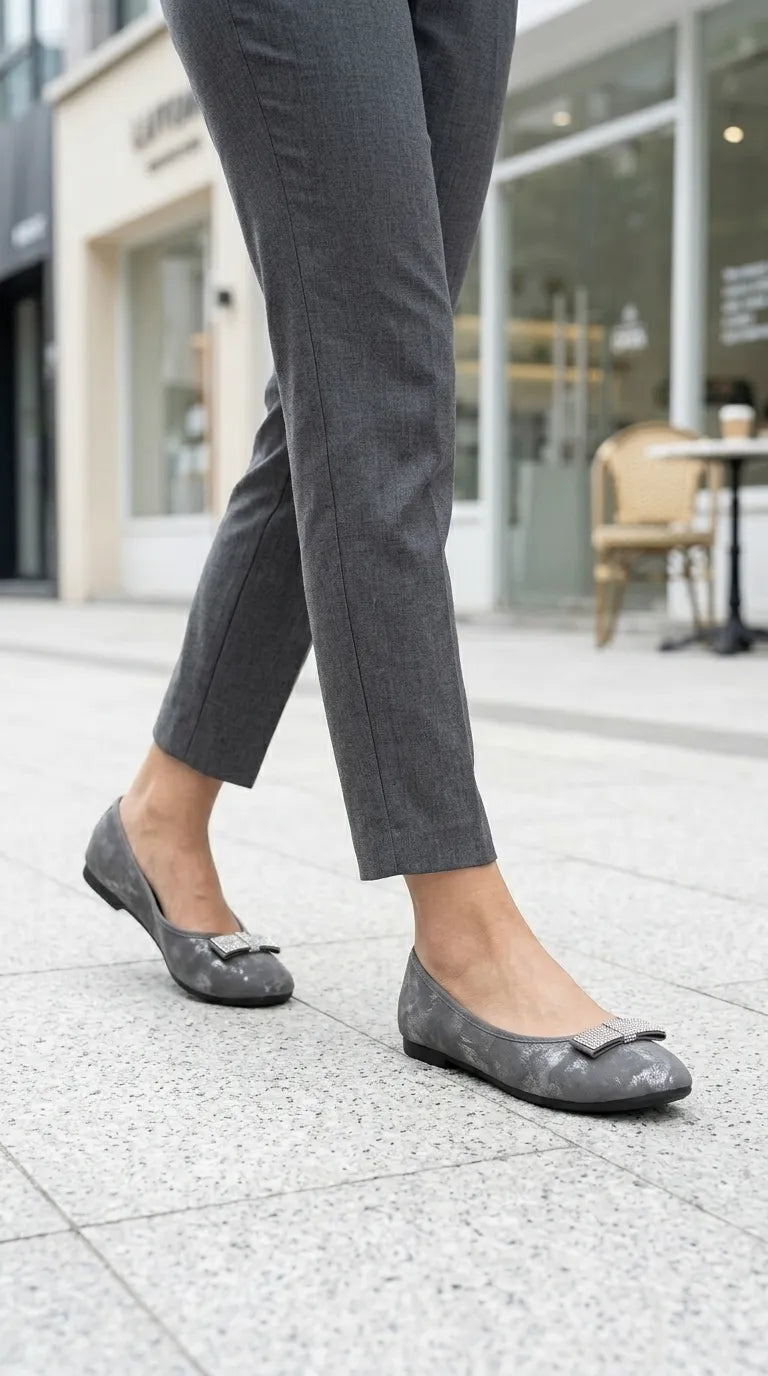 Grey Pumps For Ladies WN1446