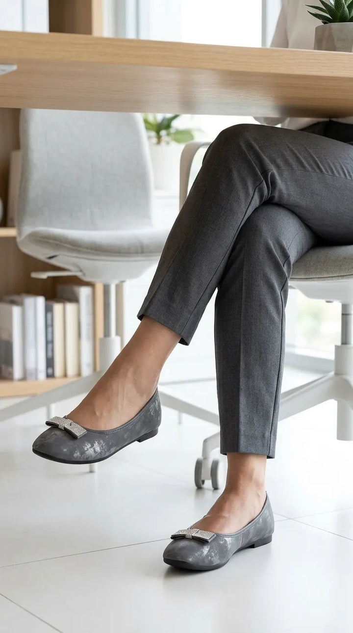 Grey Pumps For Ladies WN1446