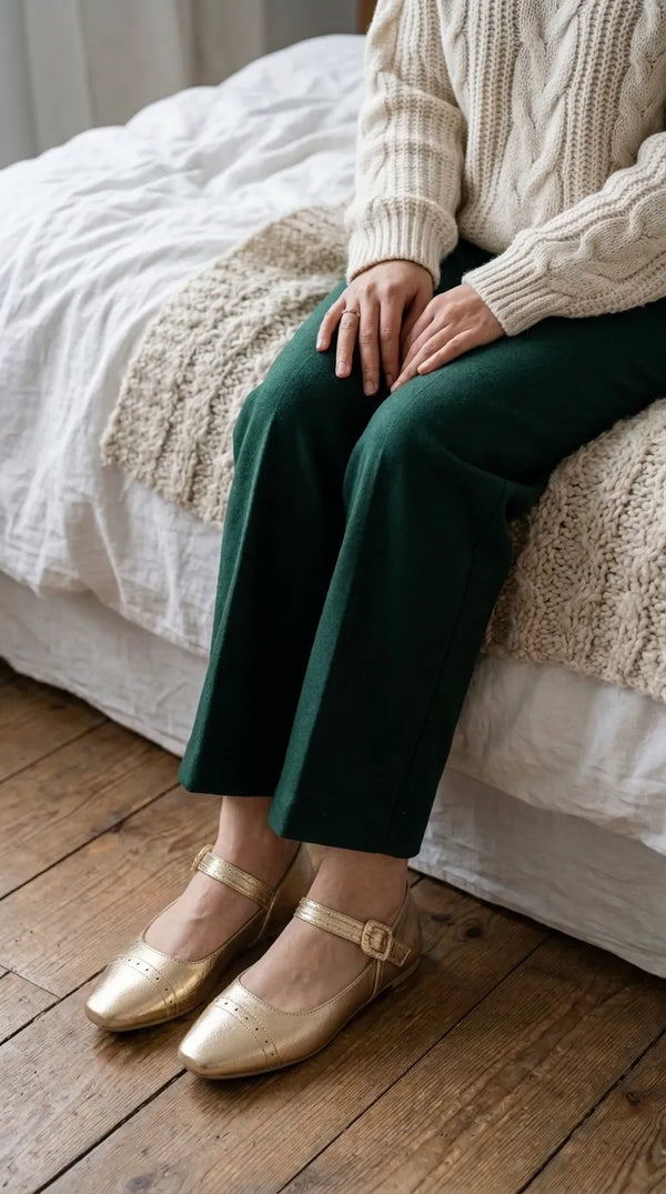 Golden Pumps For Ladies WN1448
