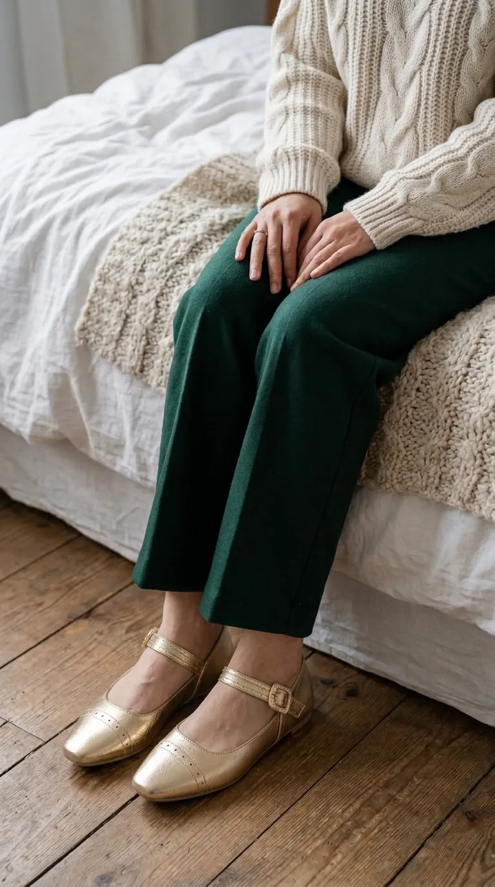 Golden Pumps For Ladies WN1448