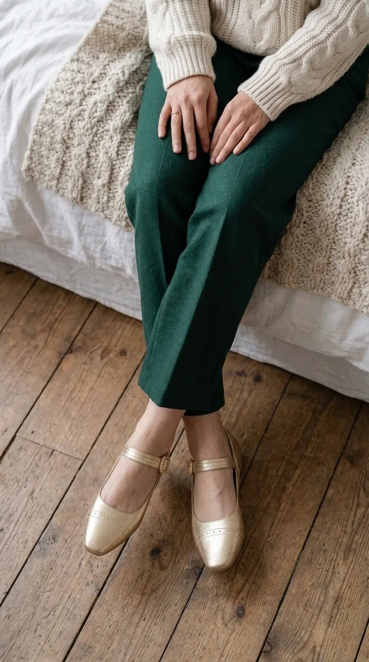 Golden Pumps For Ladies WN1448